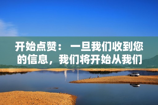 开始点赞： 一旦我们收到您的信息，我们将开始从我们的真人用户网络中向您的网站或社交媒体页面发送点赞。