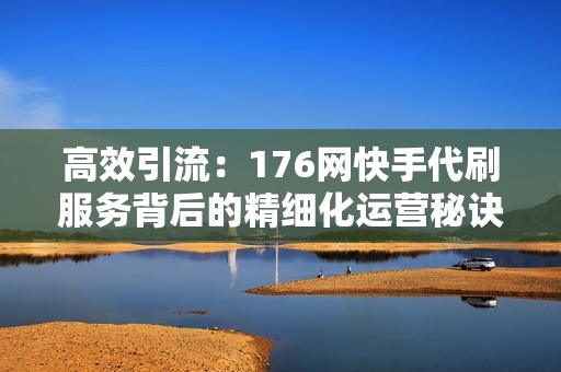 高效引流：176网快手代刷服务背后的精细化运营秘诀