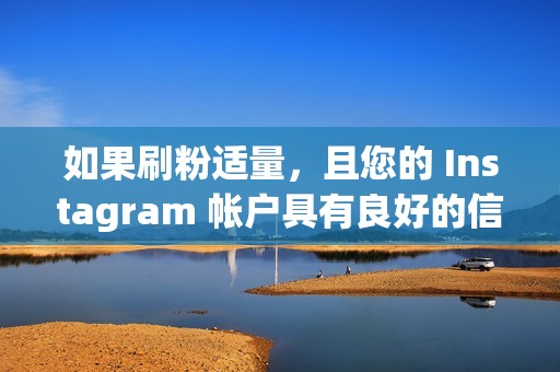 如果刷粉适量，且您的 Instagram 帐户具有良好的信誉，那么刷粉不会对您的帐户造成伤害。但是，过度的刷粉可能会引起 Instagram 的注意，并可能导致您的帐户被封禁。