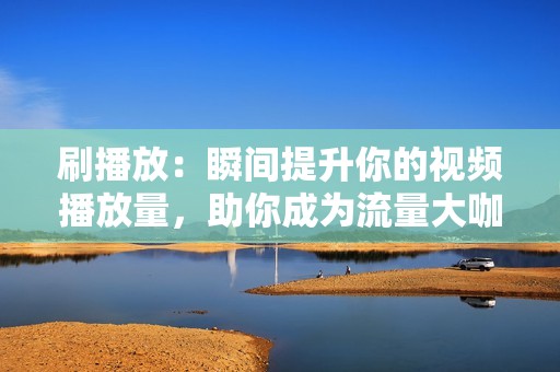 刷播放：瞬间提升你的视频播放量，助你成为流量大咖