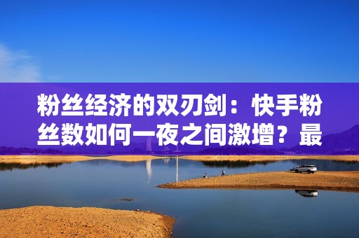 粉丝经济的双刃剑：快手粉丝数如何一夜之间激增？最低代刷网站的操作手法和潜在风险大揭秘！