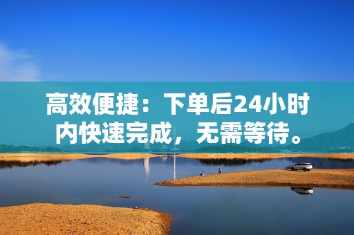 高效便捷：下单后24小时内快速完成，无需等待。