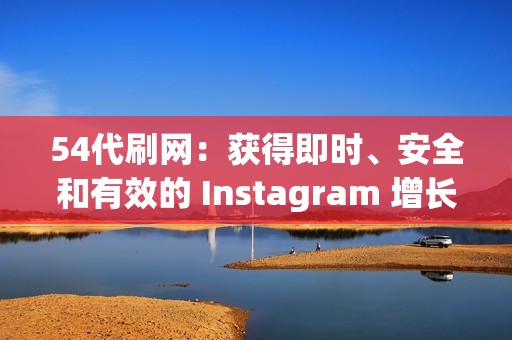 54代刷网：获得即时、安全和有效的 Instagram 增长解决方案