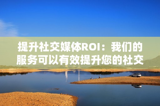 提升社交媒体ROI：我们的服务可以有效提升您的社交媒体投资回报率。