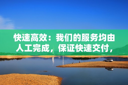 快速高效：我们的服务均由人工完成，保证快速交付，不耽误您的重要推广任务。