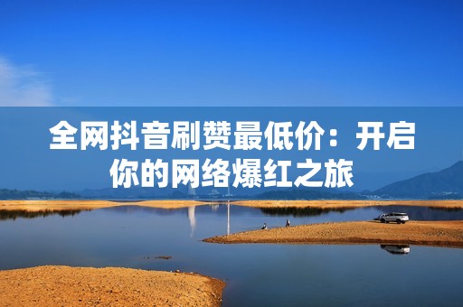 全网抖音刷赞最低价：开启你的网络爆红之旅