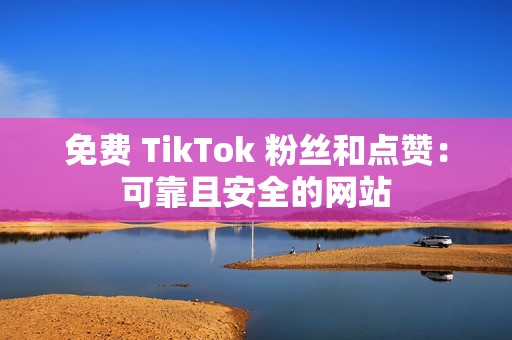 免费 TikTok 粉丝和点赞：可靠且安全的网站