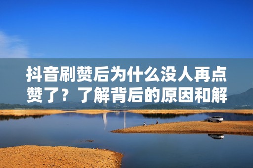 抖音刷赞后为什么没人再点赞了？了解背后的原因和解决办法