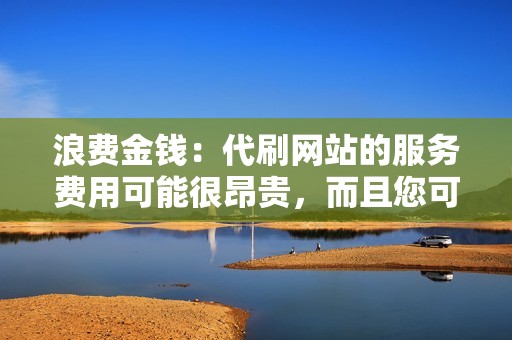 浪费金钱：代刷网站的服务费用可能很昂贵，而且您可能无法获得想要的成果。