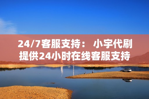 24/7客服支持： 小宇代刷提供24小时在线客服支持，随时解答用户问题，提供专业咨询和售后服务。