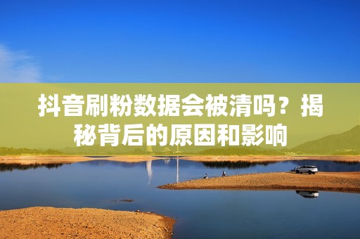 抖音刷粉数据会被清吗？揭秘背后的原因和影响