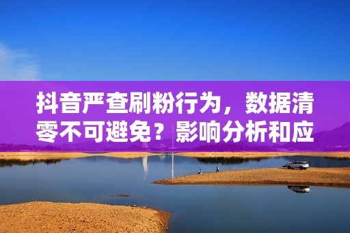 抖音严查刷粉行为，数据清零不可避免？影响分析和应对措施