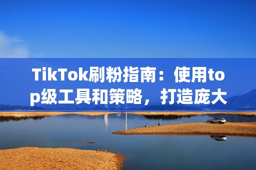 TikTok刷粉指南：使用top级工具和策略，打造庞大的粉丝群