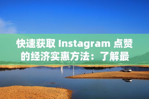 快速获取 Instagram 点赞的经济实惠方法：了解最