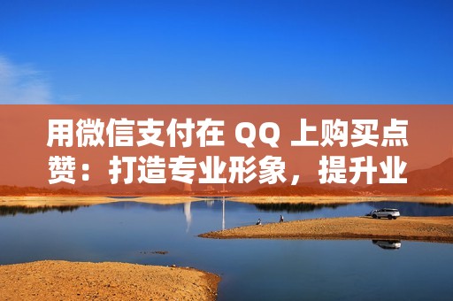 用微信支付在 QQ 上购买点赞：打造专业形象，提升业务影响力