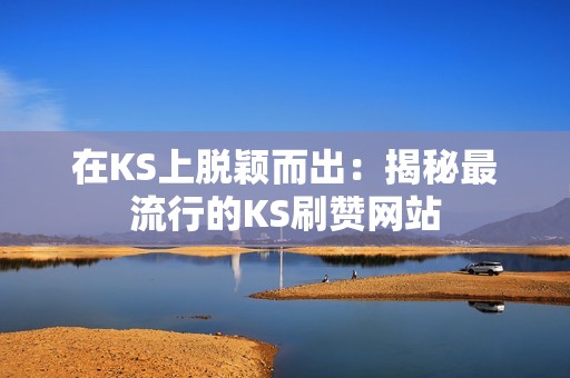 在KS上脱颖而出：揭秘最流行的KS刷赞网站