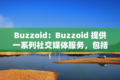 Buzzoid：Buzzoid 提供一系列社交媒体服务，包括点赞、评论和