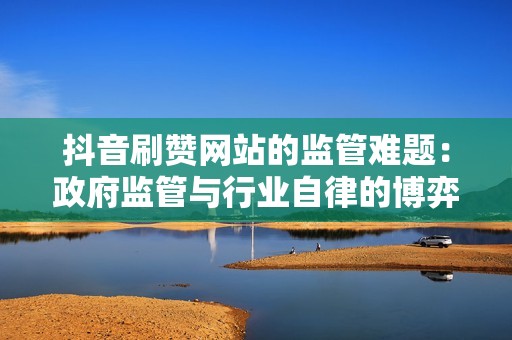 抖音刷赞网站的监管难题：政府监管与行业自律的博弈