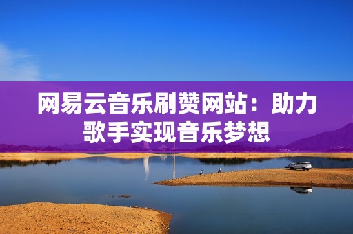 网易云音乐刷赞网站：助力歌手实现音乐梦想