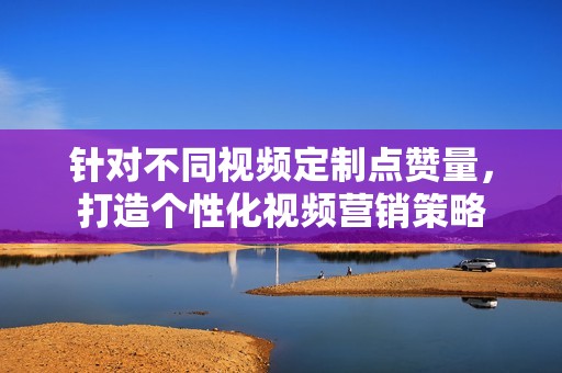 针对不同视频定制点赞量，打造个性化视频营销策略