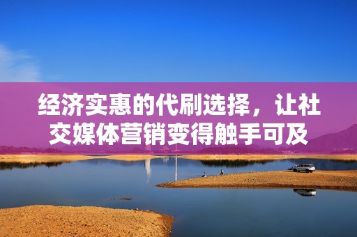 经济实惠的代刷选择，让社交媒体营销变得触手可及