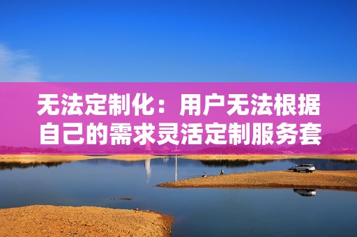 无法定制化：用户无法根据自己的需求灵活定制服务套餐，导致浪费或不足。