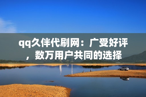 qq久伴代刷网：广受好评，数万用户共同的选择