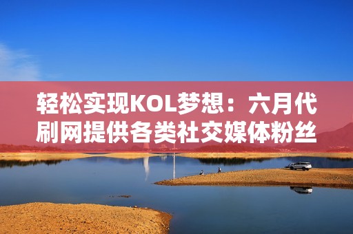 轻松实现KOL梦想：六月代刷网提供各类社交媒体粉丝，助您成为社交明星