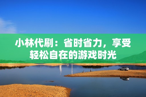 小林代刷：省时省力，享受轻松自在的游戏时光