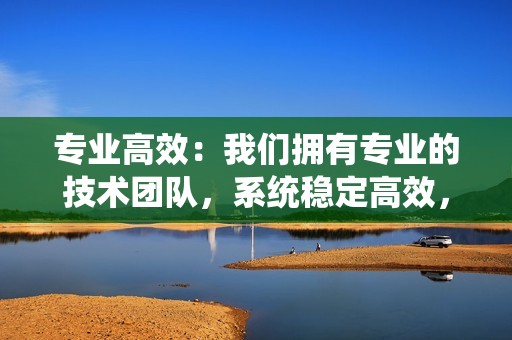 专业高效：我们拥有专业的技术团队，系统稳定高效，为您提供流畅的授权体验