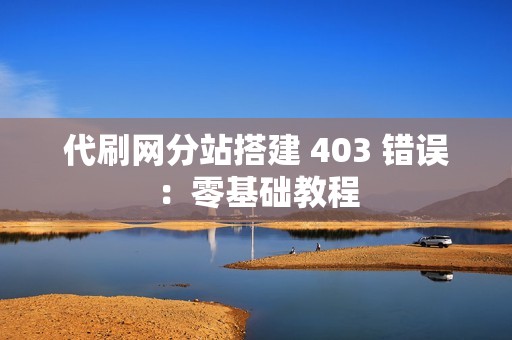 代刷网分站搭建 403 错误：零基础教程