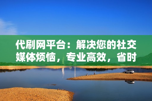 代刷网平台：解决您的社交媒体烦恼，专业高效，省时省力