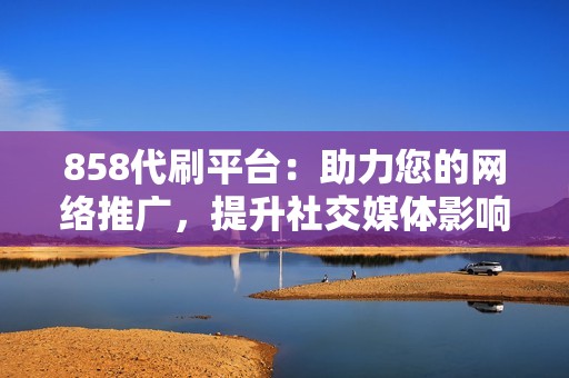 858代刷平台：助力您的网络推广，提升社交媒体影响力