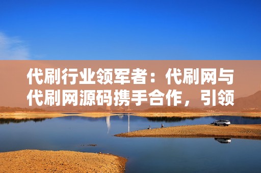 代刷行业领军者：代刷网与代刷网源码携手合作，引领代刷业务发展新方向