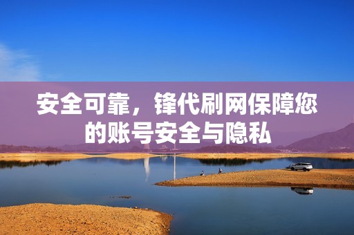 安全可靠，锋代刷网保障您的账号安全与隐私