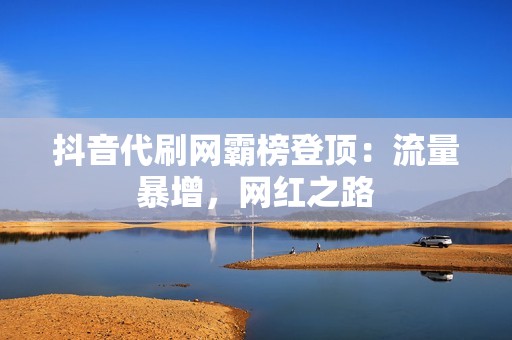 抖音代刷网霸榜登顶：流量暴增，网红之路