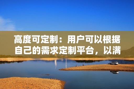 高度可定制：用户可以根据自己的需求定制平台，以满足其特定业务目标。