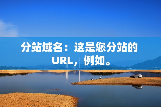 分站域名：这是您分站的 URL，例如。