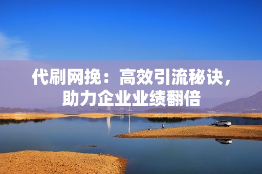 代刷网挽：高效引流秘诀，助力企业业绩翻倍