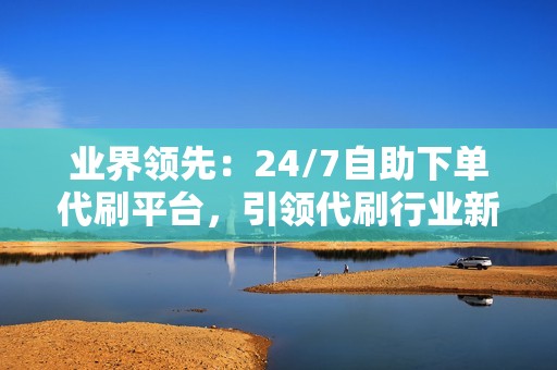 业界领先：24/7自助下单代刷平台，引领代刷行业新标准