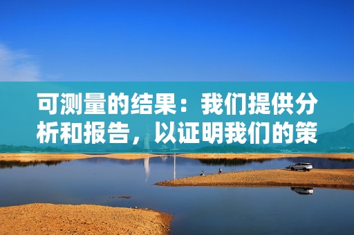 可测量的结果：我们提供分析和报告，以证明我们的策略的有效性。