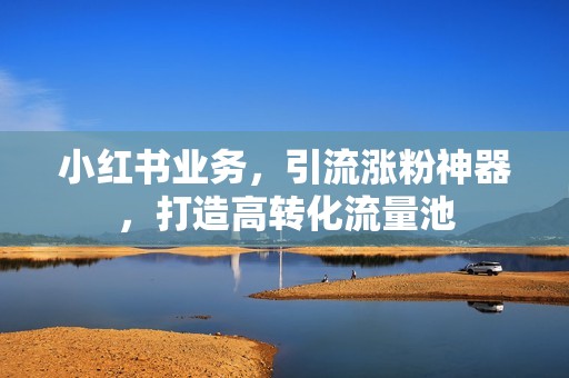 小红书业务，引流涨粉神器，打造高转化流量池