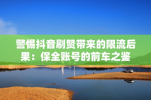 警惕抖音刷赞带来的限流后果：保全账号的前车之鉴