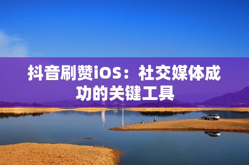 抖音刷赞iOS：社交媒体成功的关键工具