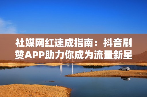 社媒网红速成指南：抖音刷赞APP助力你成为流量新星