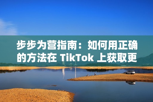 步步为营指南：如何用正确的方法在 TikTok 上获取更多点赞