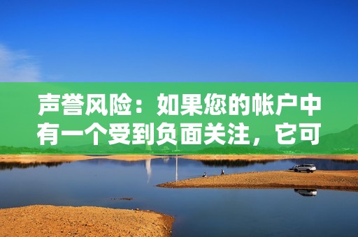 声誉风险：如果您的帐户中有一个受到负面关注，它可能会损害您所有帐户的声誉。