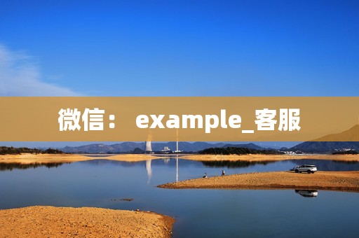 微信： example_客服