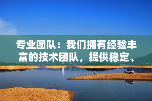 专业团队：我们拥有经验丰富的技术团队，提供稳定、高效的代刷服务。