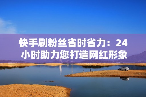 快手刷粉丝省时省力：24 小时助力您打造网红形象